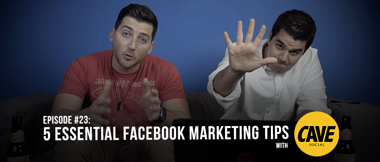 facebook marketing tips video